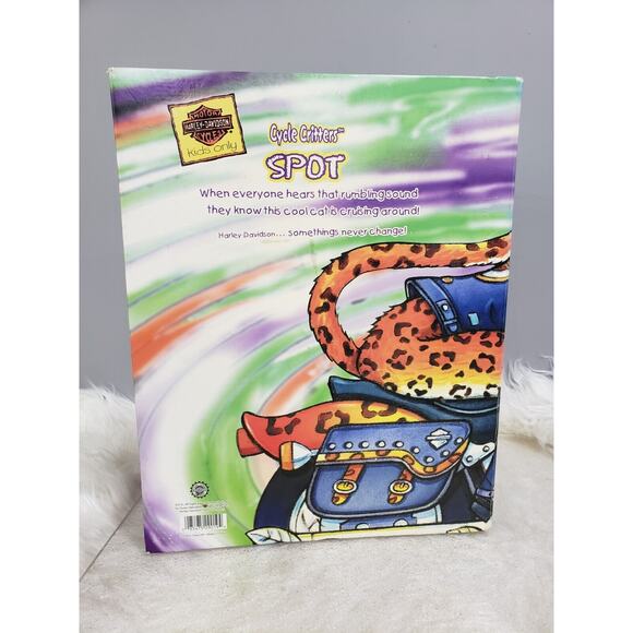 Harley Davidson Motorcycles 3 Ring Binder Trapper Keeper Vintage w/folders - Picture 5 of 8